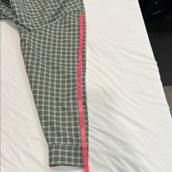 Ridgecut Toughwear 3XL Green Plaid Button-Down Work Shirt | Long Sleeve Outdoor - Picture 2 of 6